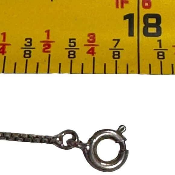 Vintage Sterling Silver Geometric Mosaic Pendant Turquoise Lapis Inlaid Necklace - Picture 5 of 6